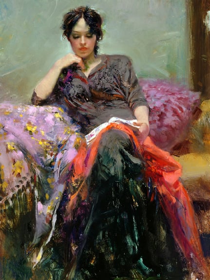 Pino- Her Favorite Book - Women In Reflection