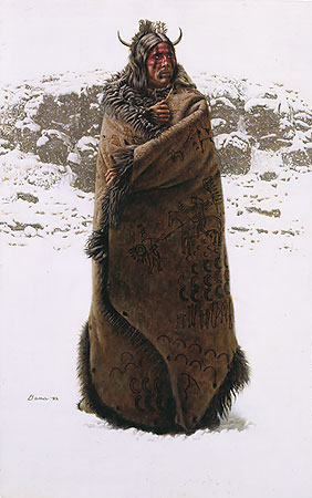 Blackfeet War Robe- Signed By The Artist								 – Paper Lithograph
								 – Limited Edition
								 – 1000 S/N
								 – 
								21 1/4 x 13 1/4