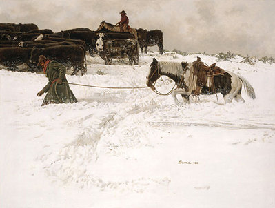 The Drift On Skull Creek Pass- Signed By The Artist								 – Paper Lithograph
								 – Limited Edition
								 – 1500 S/N
								 – 
								15 3/4 x 21								
								 –