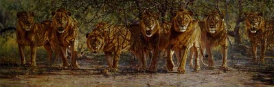 The Offensive Line- Signed By The Artist								 – Paper Lithograph
								 – Limited Edition
								 – 490 S/N
								 – 
								12 1/4 x 37 1/2