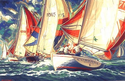 Downwind Run- Signed By The Artist								 – Canvas Giclee
								 – Limited Edition
								 – S/N
								 – 
								24 x 36