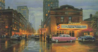 Evening At The Paramount- Signed By The Artist								 – Paper Lithograph
								 – Limited Edition
								 – 1250 S/N
								 – 
								15 x 29