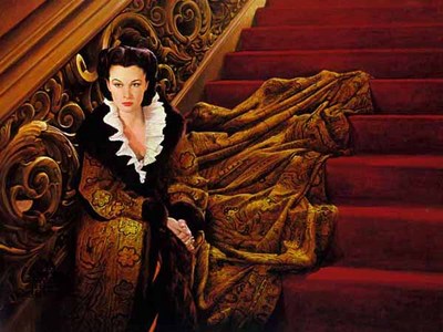 Scarlet On The Staircase- Signed By The Artist								 – Canvas Lithograph
								 – Limited Edition
								 – 495 S/N
								 – 
								22 x 28								
								 –