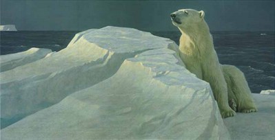 Long Light – Polar Bear- Signed By The Artist								 – Paper Lithograph
								 – Limited Edition
								 – 950 S/N
								 – 
								17 3/4 x 35 1/4								
								 –