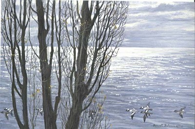 Poplar Trees And Buffleheads- Signed By The Artist								 – Paper Lithograph
								 – Limited Edition
								 – 56 A/P
								 – 
								7 7/8 x 11 5/8