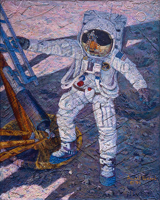 A Giant Leap (Apollo 11)- Signed By The Artist								 – Canvas Giclee
								 – Limited Edition
								 – 175 S/N
								 – 
								15 x 12								
								 –