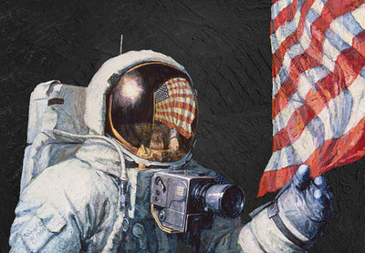 Beyond A Young Boy’s Dream (Apollo 12)- Signed By The Artist								 – Canvas Giclee
								 – Limited Edition
								 – 25 A/P
								 – 
								14 x 21