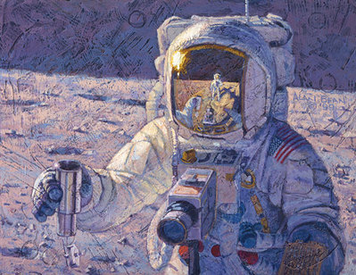 A New Frontier (Apollo 12)- Signed By The Artist								 – Canvas Giclee
								 – Limited Edition
								 – 150 S/N
								 – 
								14 x 18