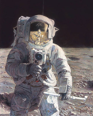 Pete And Me (Apollo 12)- Signed By The Artist								 – Paper Giclee
								 – Limited Edition
								 – 100 S/N
								 – 
								12 1/2 x 10