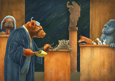 Badgering The Witness- Signed By The Artist								 – Canvas Giclee
								 – Limited Edition
								 – 75 S/N
								 – 
								14 x 21