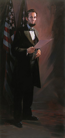Abraham Lincoln- Signed By The Artist								 – Canvas Giclee
								 – Limited Edition
								 – 5 A/P
								 – 
								85 x 40