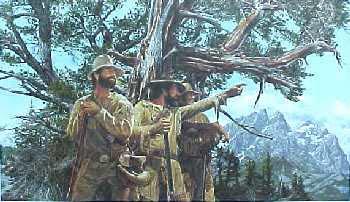 Just Over The Ridge- Signed By The Artist								 – Paper Lithograph
								 – Limited Edition
								 – 950 S/N
								 – 
								18 3/4 x 32 1/2