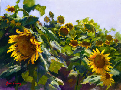 Sunflowers Near Cortona- Signed By The Artist								 – Canvas Giclee
								 – Limited Edition
								 – 95 S/N
								 – 
								9 x 12