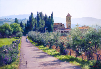 Cercina Above Careggi- Signed By The Artist								 – Canvas Giclee
								 – Limited Edition
								 – 100 S/N
								 – 
								19 x 28
