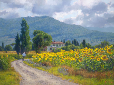 My Girasoli- Signed By The Artist								 – Paper Giclee
								 – Limited Edition
								 – 100 S/N
								 – 
								16 1/2 x 22
