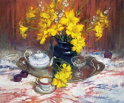 Three Plums- Signed By The Artist								 – Canvas Giclee
								 – Limited Edition
								 – 95 S/N
								 – 
								25 x 30