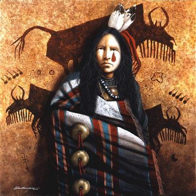 Buffalo Spirits- Signed By The Artist								 – Canvas Giclee
								 – Limited Edition
								 – 50 S/N
								 – 
								30 x 30