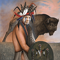In The Shadow Of The Rainbow- Signed By The Artist								 – Canvas Giclee
								 – Limited Edition
								 – 50 S/N
								 – 
								28 x 28