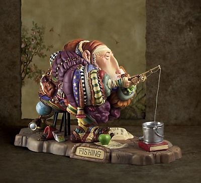 Fishing – Sculpture- Sculpture Porcelain
								 – 3-Dimensional
								 – 950 Limited
								 – 
								5 3/4″ High