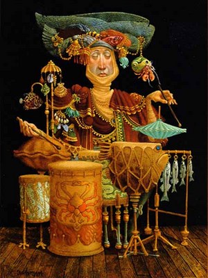 Piscatorial Percussionist- Signed By The Artist								 – Paper Lithograph
								 – Limited Edition
								 – 3000 S/N
								 – 
								11 3/4 x 9 1/4