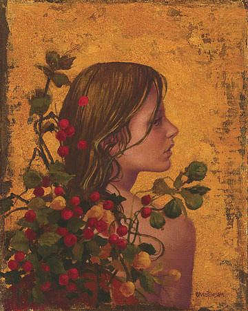 Portrait With Red Berries- Signed By The Artist								 – Paper Lithograph
								 – Limited Edition
								 – 550 S/N
								 – 
								10 1/2 x 8 1/2
