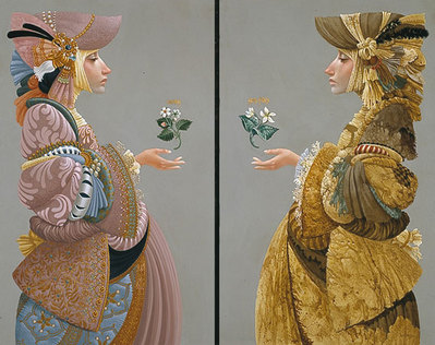 Two Sisters (2-Piece Set)- Signed By The Artist								 – Paper Lithograph
								 – Limited Edition
								 – 650 S/N
								 – 
								20 x 11 5/8