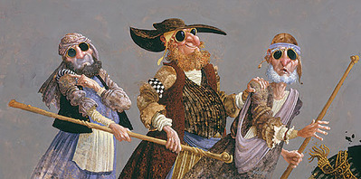 The Blind Leading The Blind- Signed By The Artist								 – Canvas Giclee
								 – Limited Edition
								 – 450 S/N
								 – 
								12 x 24