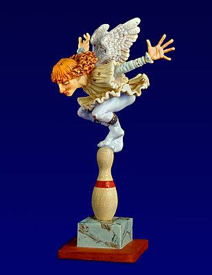 How Many Angels Can Dance On The Head Of A Pin?- Sculpture Porcelain
								 – 3-Dimensional
								 – 2500 Limited
								 – 
								8″ High