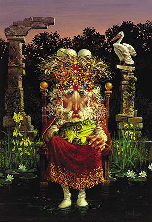 The Pelican King And The Prince- Signed By The Artist	– Limited Edition – Canvas