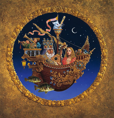 The Royal Music Barque- Signed By The Artist								 – Paper Lithograph
								 – Limited Edition
								 – 2750 S/N
								 – 
								19 x 19