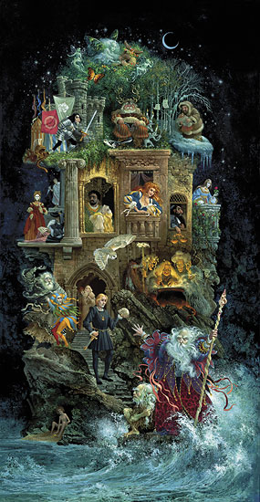Shakespearean Fantasy- Signed By The Artist								 – Canvas Giclee
								 – Limited Edition
								 – 150 S/N
								 – 
								40 x 21