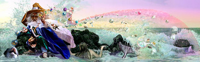 Shell Caster- Signed By The Artist								 – Paper Lithograph
								 – Limited Edition
								 – 750 S/N
								 – 
								8 1/2 x 27 1/4