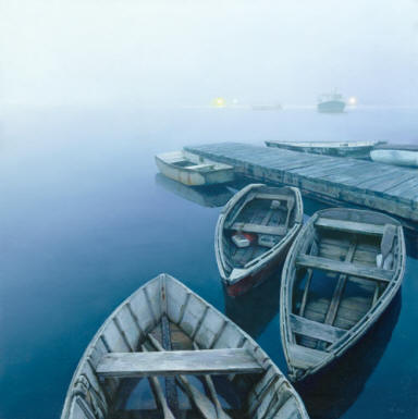 Evening With Approaching Fog- Signed By The Artist								 – Canvas Giclee
								 – Limited Edition
								 – 75 S/N
								 – 
								25 x 25