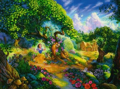 Snow White’s Magical Forest- Signed By The Artist								 – Canvas Lithograph
								 – Limited Edition
								 – 2500 S/N
								 – 
								22 x 28