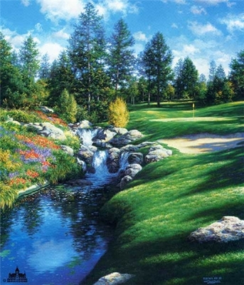 The 12th At Castle Pines- Signed By The Artist								 – Paper Lithograph
								 – Limited Edition
								 – 1500 S/N
								 – 
								25 3/8 x 20 3/4