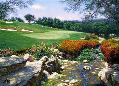 The 12th At La Cantera- Signed By The Artist								 – Canvas Lithograph
								 – Limited Edition
								 – 195 S/N
								 – 
								9 x 12