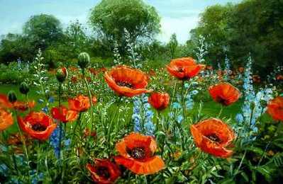 Red Poppies- Signed By The Artist								 – Paper Lithograph
								 – Limited Edition
								 – 950 S/N
								 – 
								15 x 18