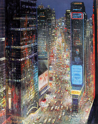 Times Square – New York City- Signed By The Artist								 – Paper Lithograph
								 – Limited Edition
								 – 950 S/N
								 – 
								18 5/8 x 15