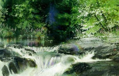 Rainbow Falls- Signed By The Artist								 – Paper Lithograph
								 – Limited Edition
								 – 490 S/N
								 – 
								17 1/4 x 27