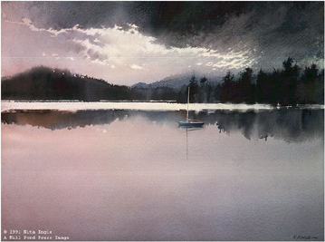 Silver Water Mooring- Signed By The Artist								 – Paper Lithograph
								 – Limited Edition
								 – 950 S/N
								 – 
								17 x 23 3/8