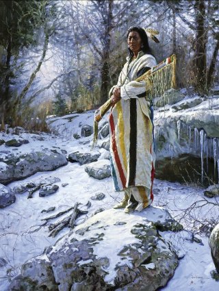 Apsaroke Guardian- Signed By The Artist								 – Canvas Giclee
								 – Limited Edition
								 – 150 S/N
								 – 
								40 x 30