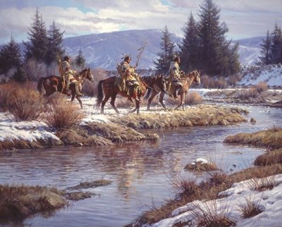 Blackfeet At Blacktail Ponds- Signed By The Artist								 – Canvas Giclee
								 – Limited Edition
								 – 25 S/N
								 – 
								48 x 60