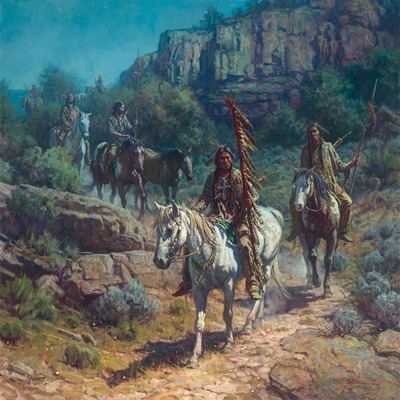 Comanche Moon- Signed By The Artist								 – Canvas Giclee
								 – Limited Edition
								 – 15 A/P
								 – 
								30 x 30