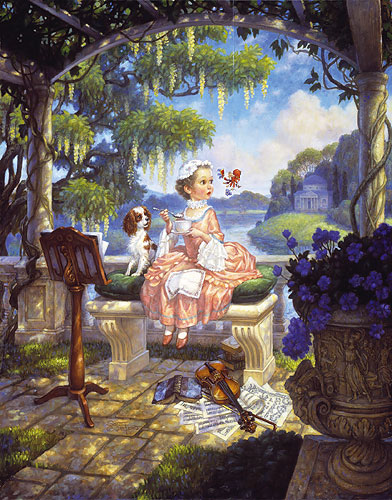 Little Miss Muffet- Signed By The Artist								 – Paper Lithograph
								 – Limited Edition
								 – 950 S/N
								 – 
								17 x 14 1/8