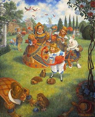 The Queen’s Croquet-Ground- Signed By The Artist								 – Paper Lithograph
								 – Limited Edition
								 – 950 S/N
								 – 
								17 x 14 1/4