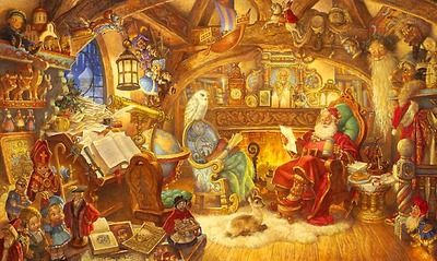 St. Nicholas In His Study- Signed By The Artist								 – Paper Lithograph
								 – Limited Edition
								 – 1250 S/N
								 – 
								17 x 28