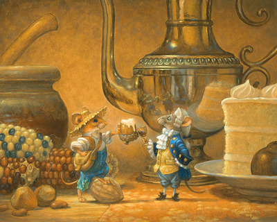 The Country Mouse And The City Mouse- Signed By The Artist								 – Canvas Giclee
								 – Limited Edition
								 – 75 S/N
								 – 
								8 x 10