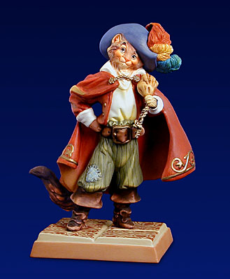Puss In Boots – Figurine- Sculpture Porcelain
								 – Limited Edition
								 – 2500 Unsigned
								 – 
								5 1/2″ High