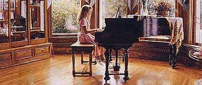 The Music Room- Signed By The Artist								 – Paper Lithograph
								 – Limited Edition
								 – 1500 S/N
								 – 
								13 1/2 x 31 3/4