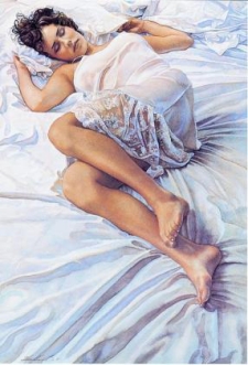 When Her Blue Eyes Close- Signed By The Artist								 – Paper Lithograph
								 – Limited Edition
								 – A/P
								 – 
								21 x 14 3/4